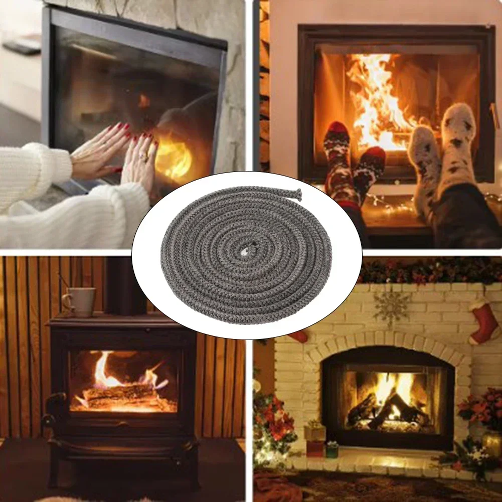 Fire Rope Seal Fireplace Sealing Rope Easy Installation Long-lasting Performance Optimal Safety And Efficiency