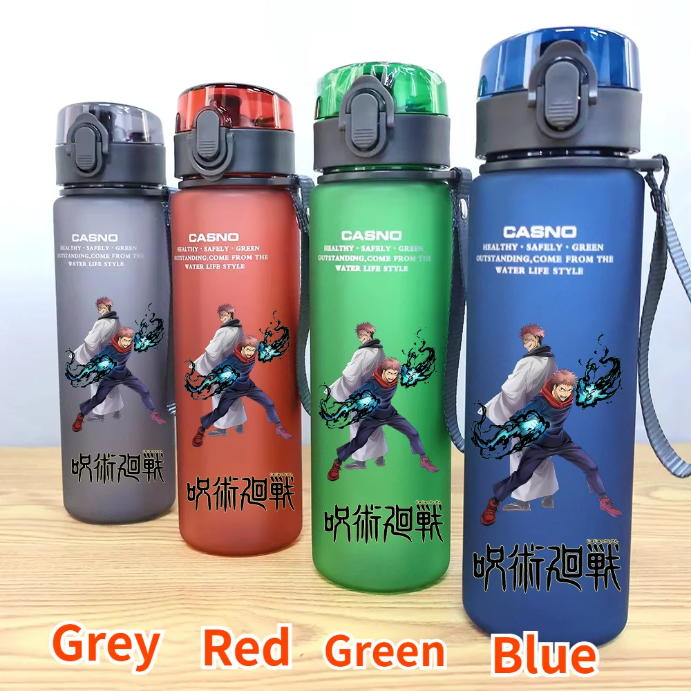 New 560ml Anime Jujutsu Kaisen Water Cup Large Capacity Portable Outdoor Sport Drink Bottle Coffee Cup Children Gift Satoru Gojo