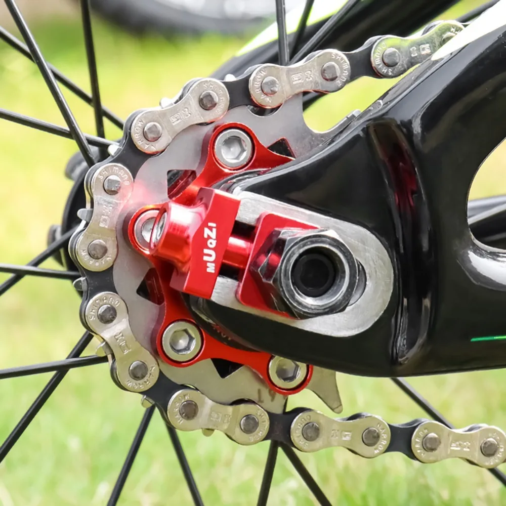 Tensor cadena bicicleta aleación aluminio ajuste rápido