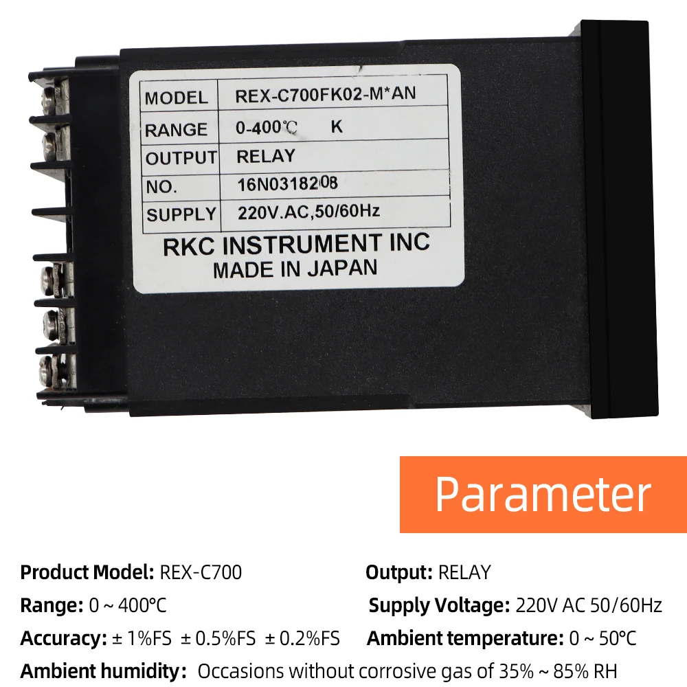 REX-C100 SSR C700 Relay Digital PID Temperature Controller Thermostat Universal Input Output Instrument SSR K Thermocouple