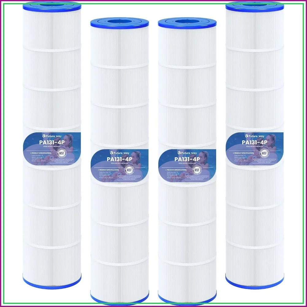 

Replacement Pool Filter Cartridges 4-Pack for Hayward SwimClear C5030, C5020, C5025, 525 sq ft