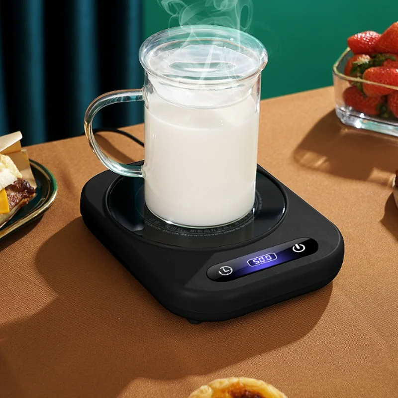 300W Electric Coffee Mug Warmer 100°C Cup Heater 4 Gear Adjustable Hot Plate Heating Coaster For Tea Milk 220V