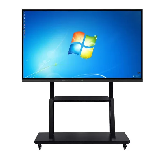Classroom Interactive Flat Panel Touch Screen 4K Display Smart Interactive Whiteboard For Teaching
