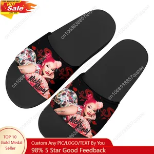 Hot Rapper N-Nicki Minaj Slippers Home Water Shoes Mens Womens Teenagers Outdoor Beach Pool Sandals Custom Summer Slipper