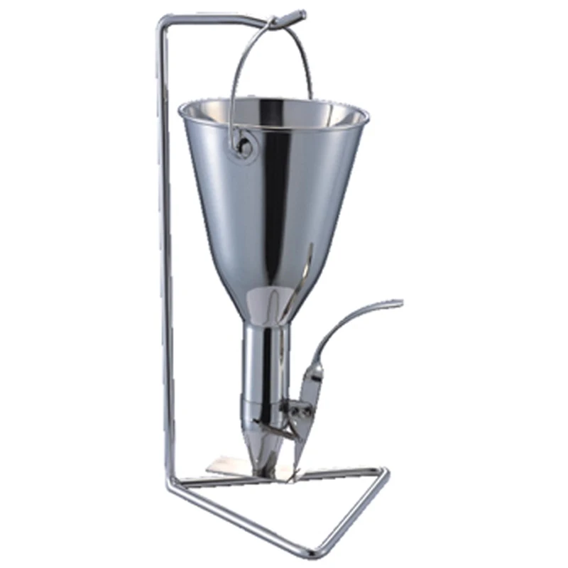 Stainless steel sugar funnel baking funnel octopus ball sprinkler manual control Desserts with a fixed amount of sugar