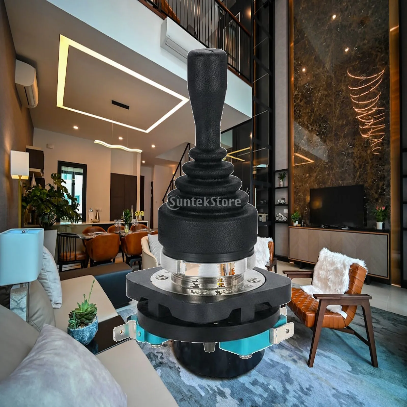 Durable Control Lever Switch Self Locking Momentary Joystick Hall Effect Transmitter for Hoist Crane Applications