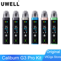 Original Uwell Caliburn G3 Pro Pod Kit 1000mAh Battery 3ml Caliburn G3 Integrated Coil Cartridge E-Cigarette RDL DTL Vape