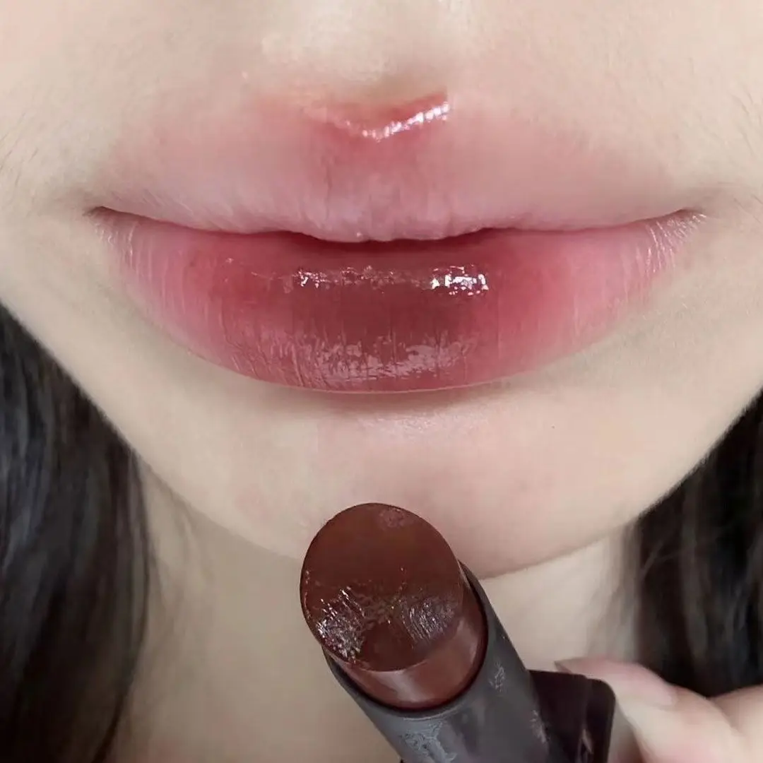 2024 New Iceberg Lava Lipstick Glossy Lipstick Mirror Moisturizing Lasting Whitening Female Solid Lip Mud Beauty