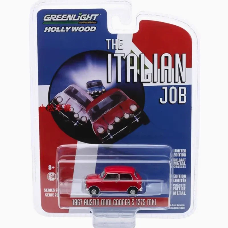 Greenlight 1/64 Scale 1967 Austin's Mini Cooper Alloy Car Model Collection Display Ornament Toy Gift