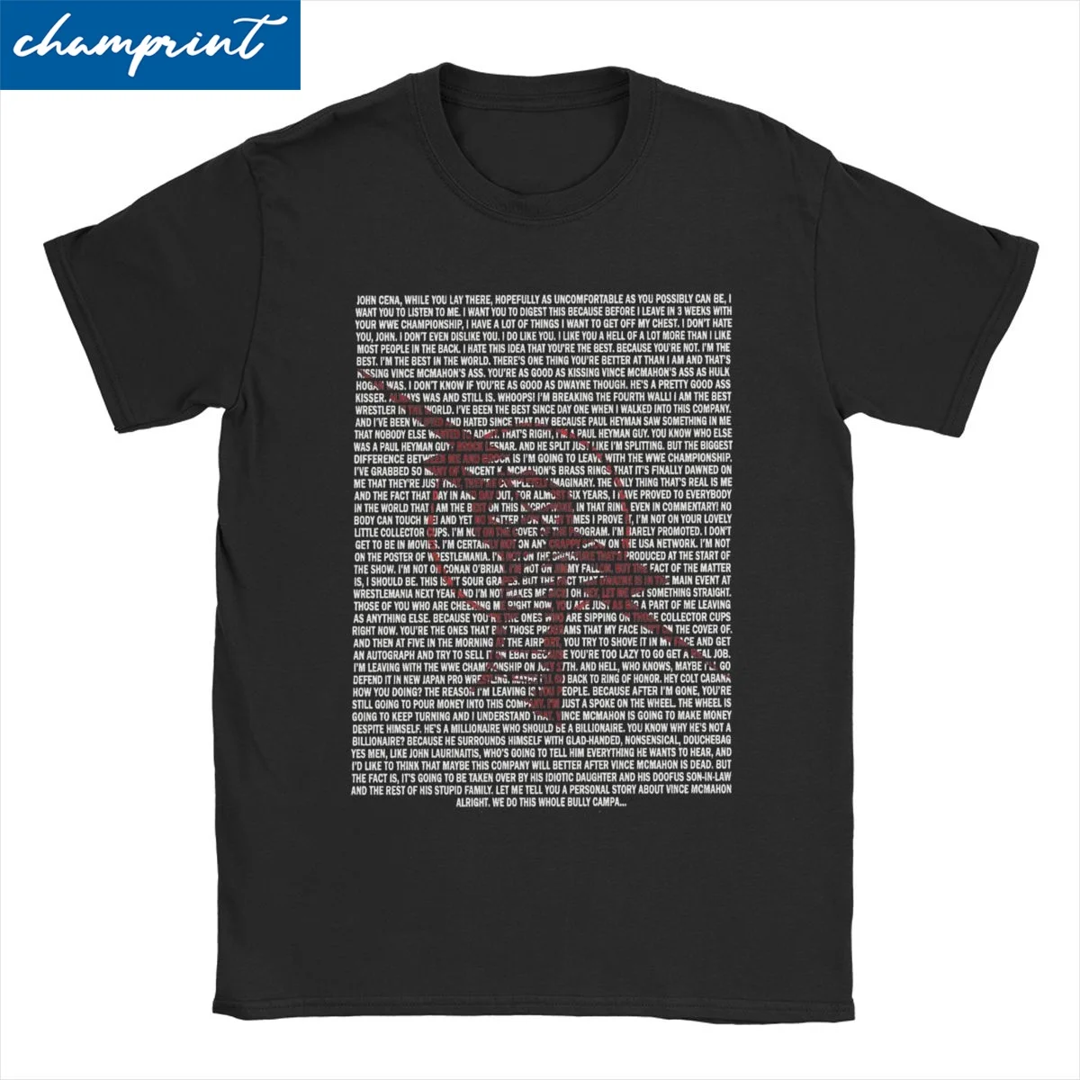

Men Women's Famous Wrestler T Shirt Return Of Cm Punk Cotton Clothing Fashion Short Sleeve Crewneck Tees Plus Size T-Shirt
