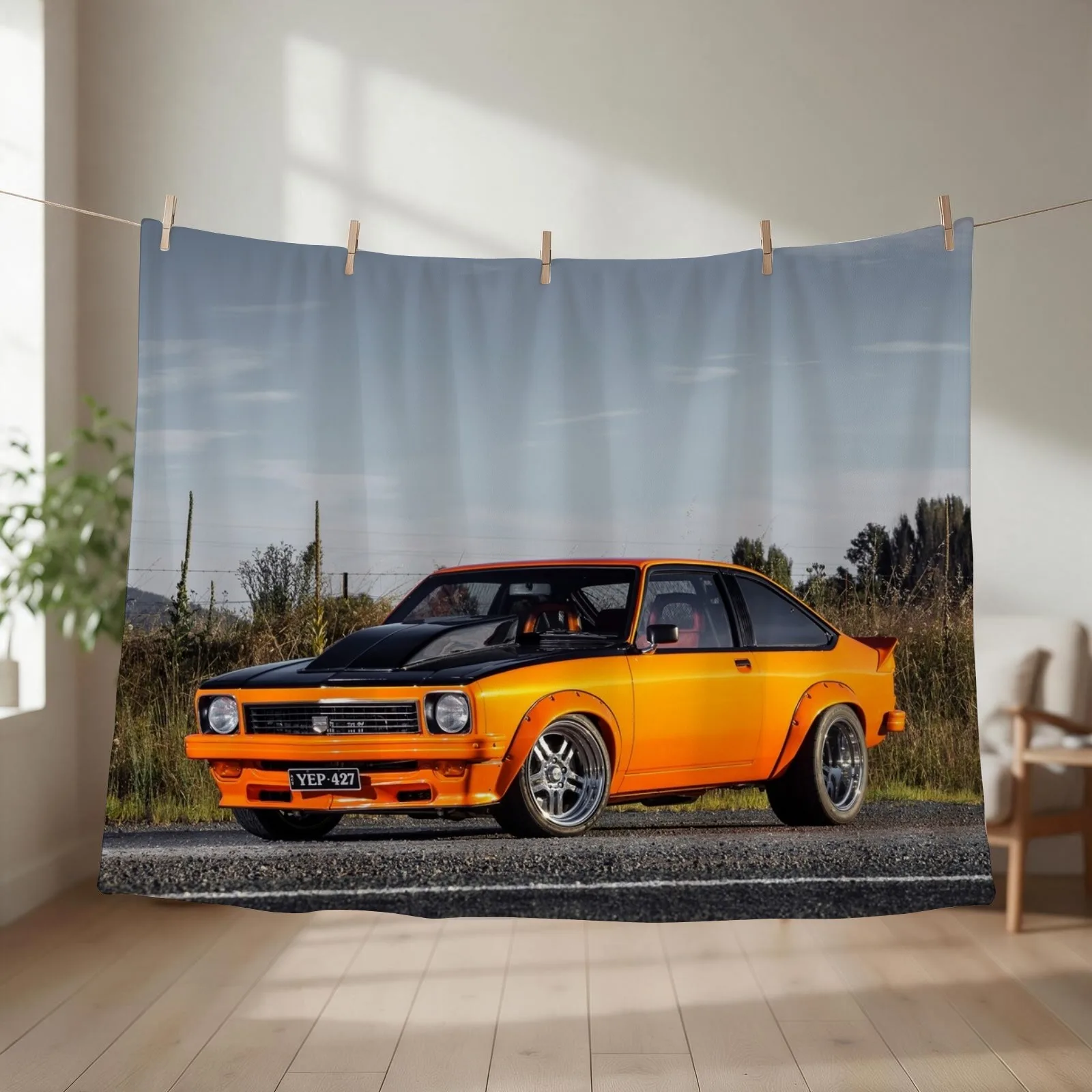 Brett Russell Holden LX Torana Throw Blanket couch cozy soft plush fuzzy picnic outdoor blanket