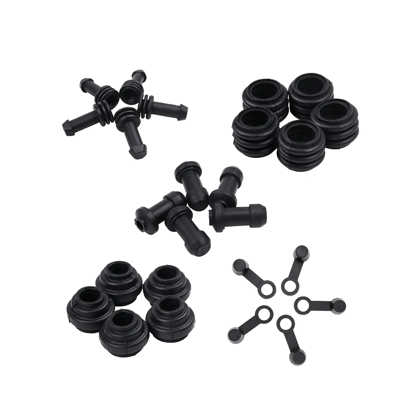 Brake Upper Lower Pump Caliper Shock Absorber Sleeve Dust Cover Rubber Disc Waterproof Cap for Motorcycle Scooter Bike