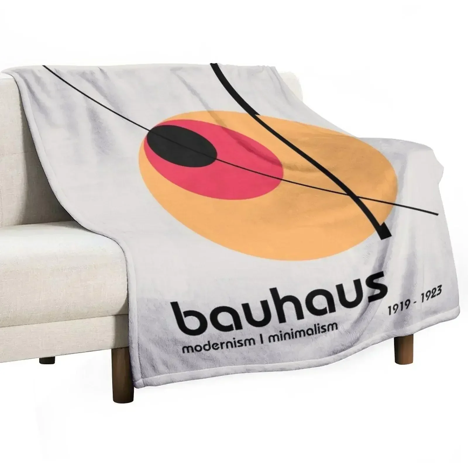 Bauhaus Modernism I Minimalism 1919 - 1923 Throw Blanket Soft Beds Weighted Blankets