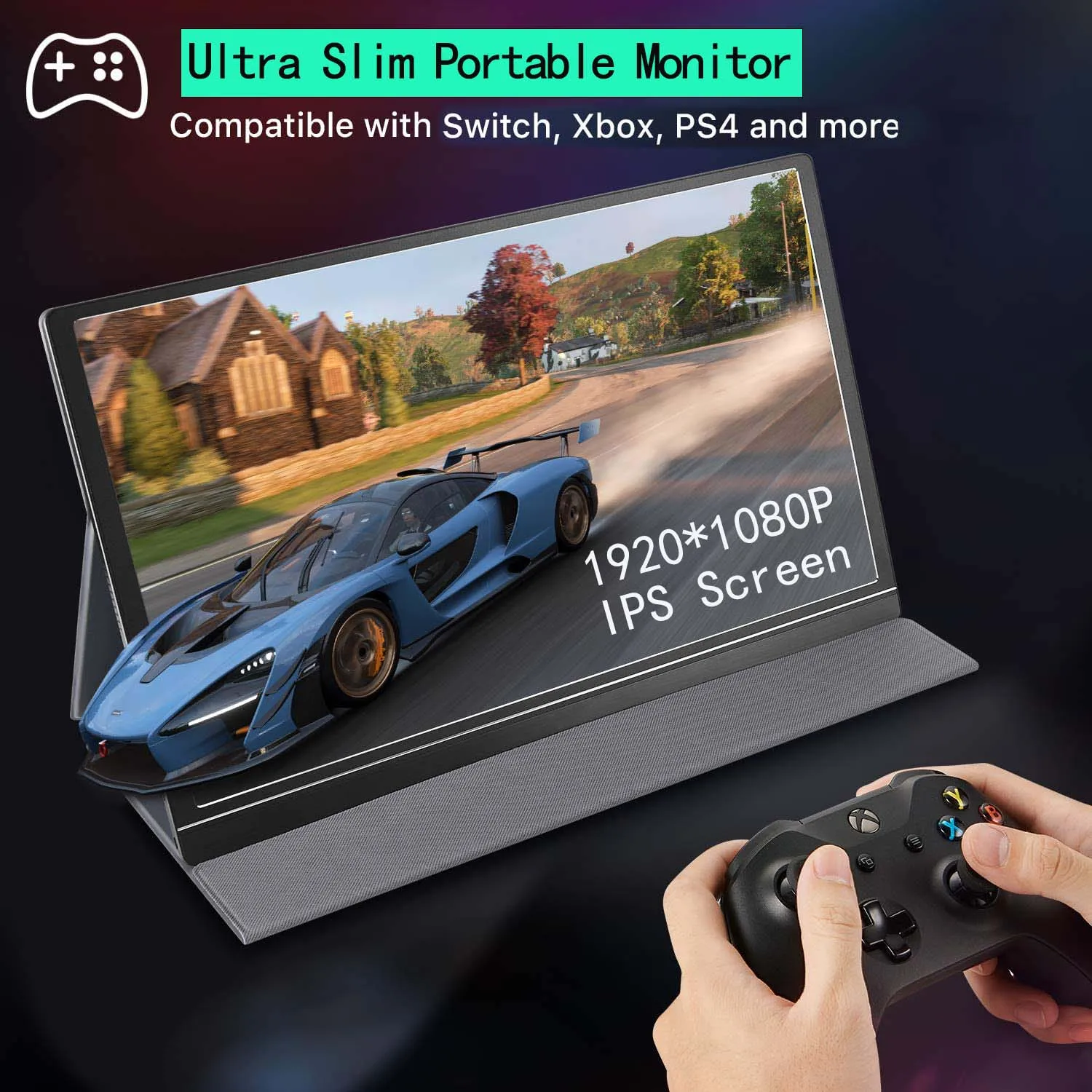 New 13.3 14 15.6 Inch FHD 1080P Portable Monitor USB Type C HDMI-Computer Display for ps4 switch laptop phone