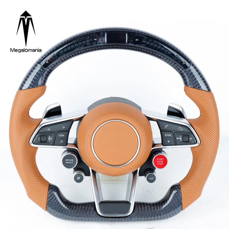 

fit for audi TT R8 MK3 TTRS TTS MK2 R8 original carbon fiber OEM CAR steering wheel