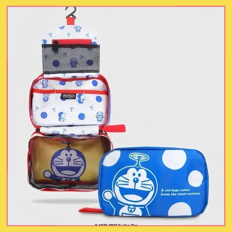 

Anime Doraemon Folding Portable Home Makeup Bag HelloKitty Travel Toiletries Multi functional Dustproof Storage Hanging Bag