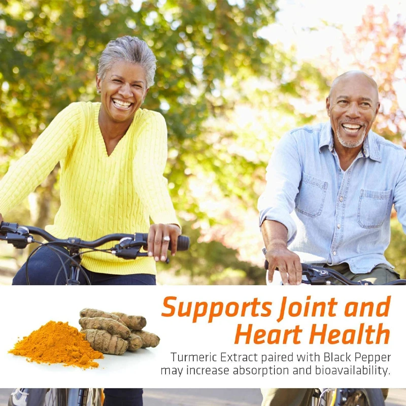 Turmeric Curcumin - Natural Joint Support, Heart Health, Powerful Antioxidant, Skin Brightening