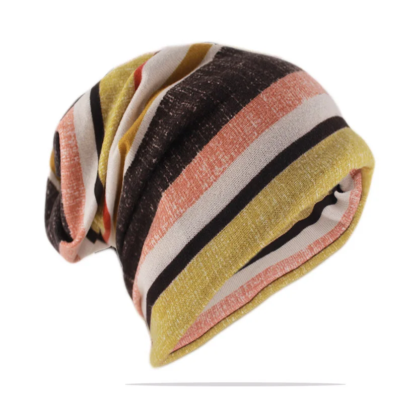 New Spring Autumn Warm Women Beanies Scarf Double Used Fashion Adult Floral Girl Hat Skullies Outdoor Girls Gorras Dance Beanie