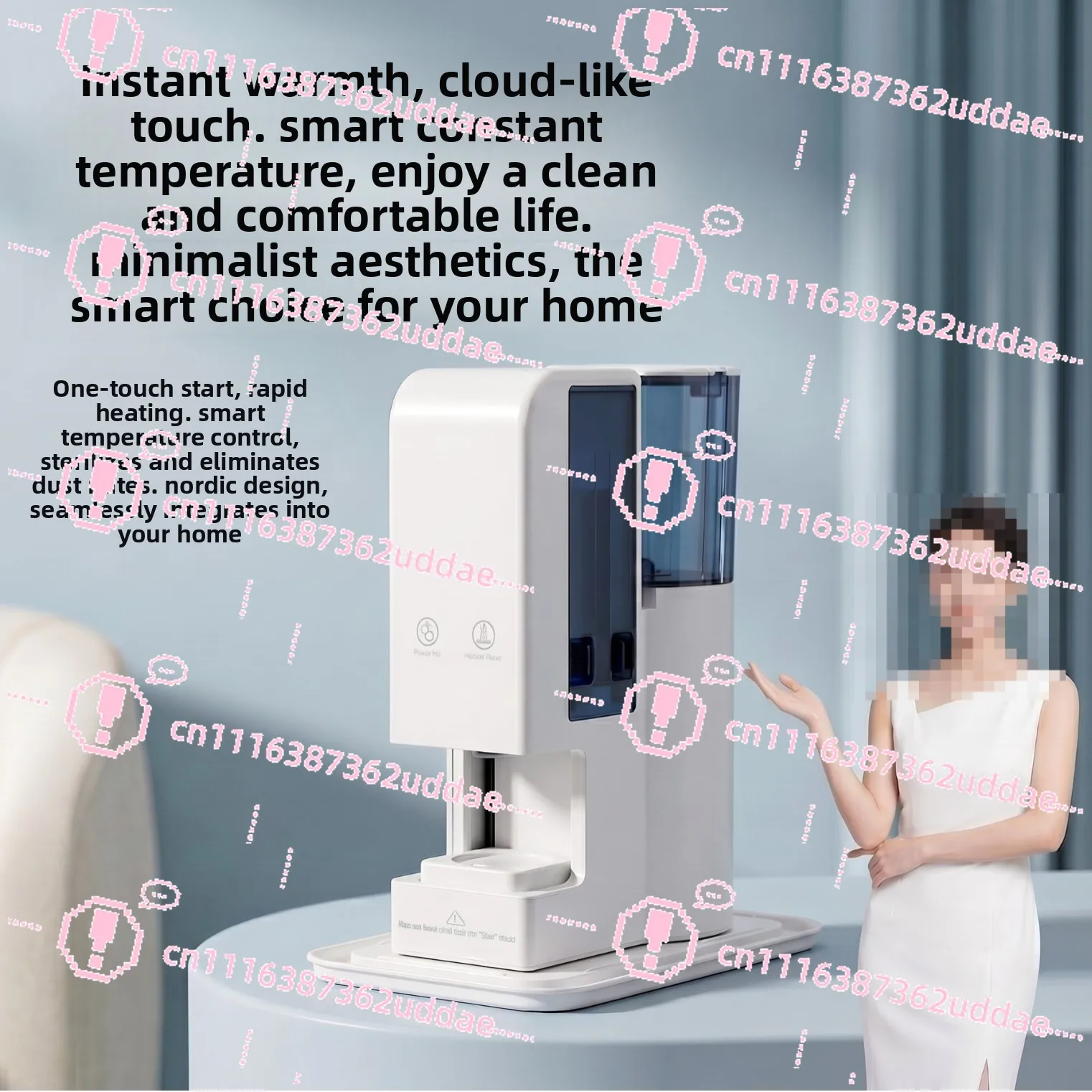Cross-border New Intelligent Heating Towel Machine Hot Compress Disposable Towel Heater Commercial Instant Wet Tissue