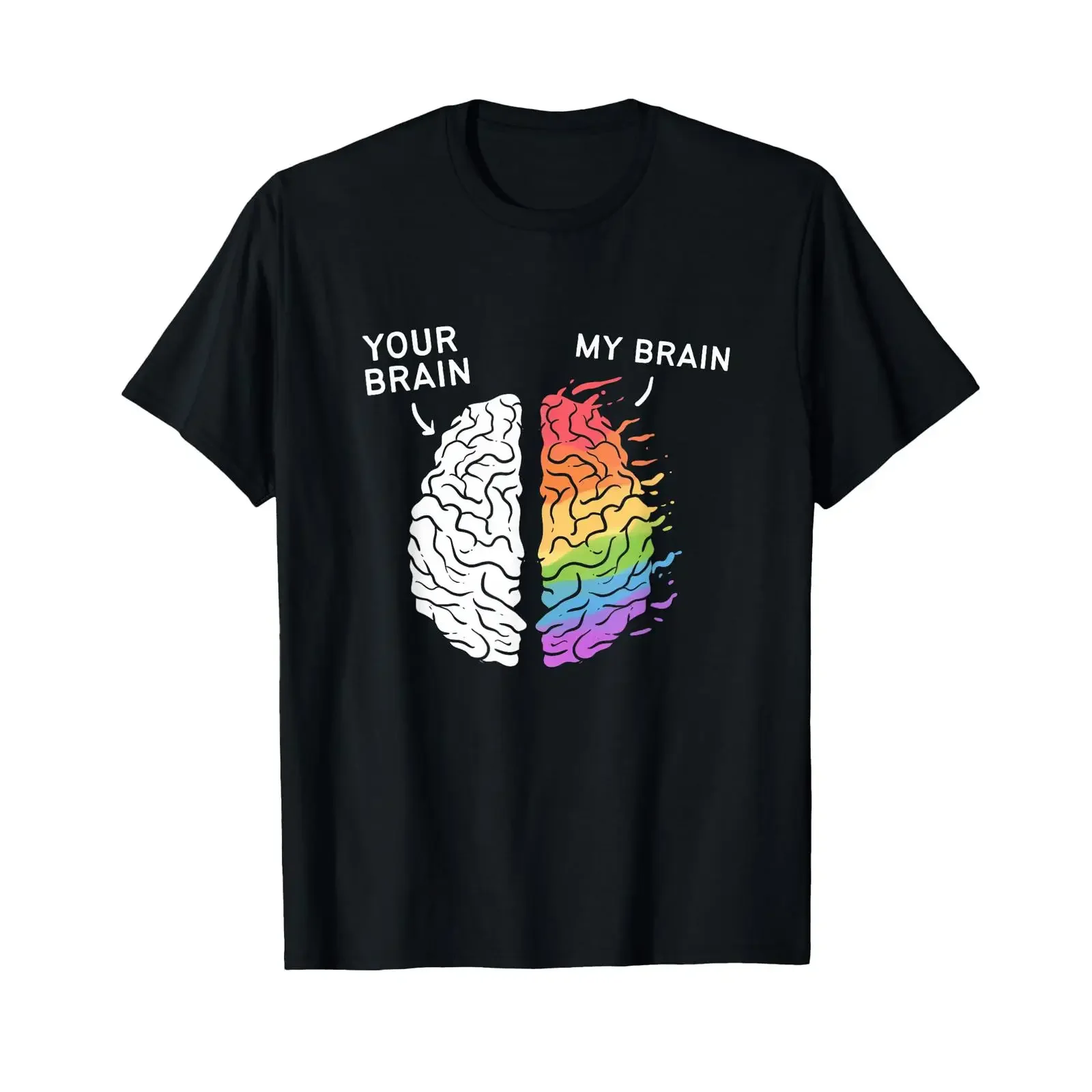 Neurodivergent ADHD ASD Asperger Autism Neurodiversity T Shirt vintage Washed Comfortable Versatile homme Slightly Unisex