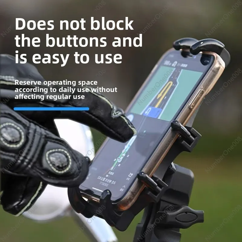 دراجة نارية دراجة كهربائية الهاتف الملاحة حامل متعدد الوظائف الاهتزاز برهان المضادة للصدمات جبل العالمي ركوب الملحقات #5