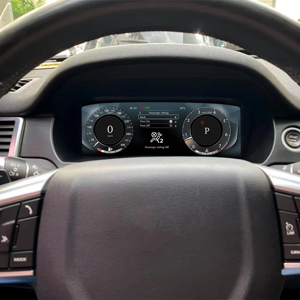 

12,3-дюймовый дисплей для Land Rover Discovery Sport 2015-2019, ЖК-дисплей, приборная панель, цифровой кластерный экран спидометра
