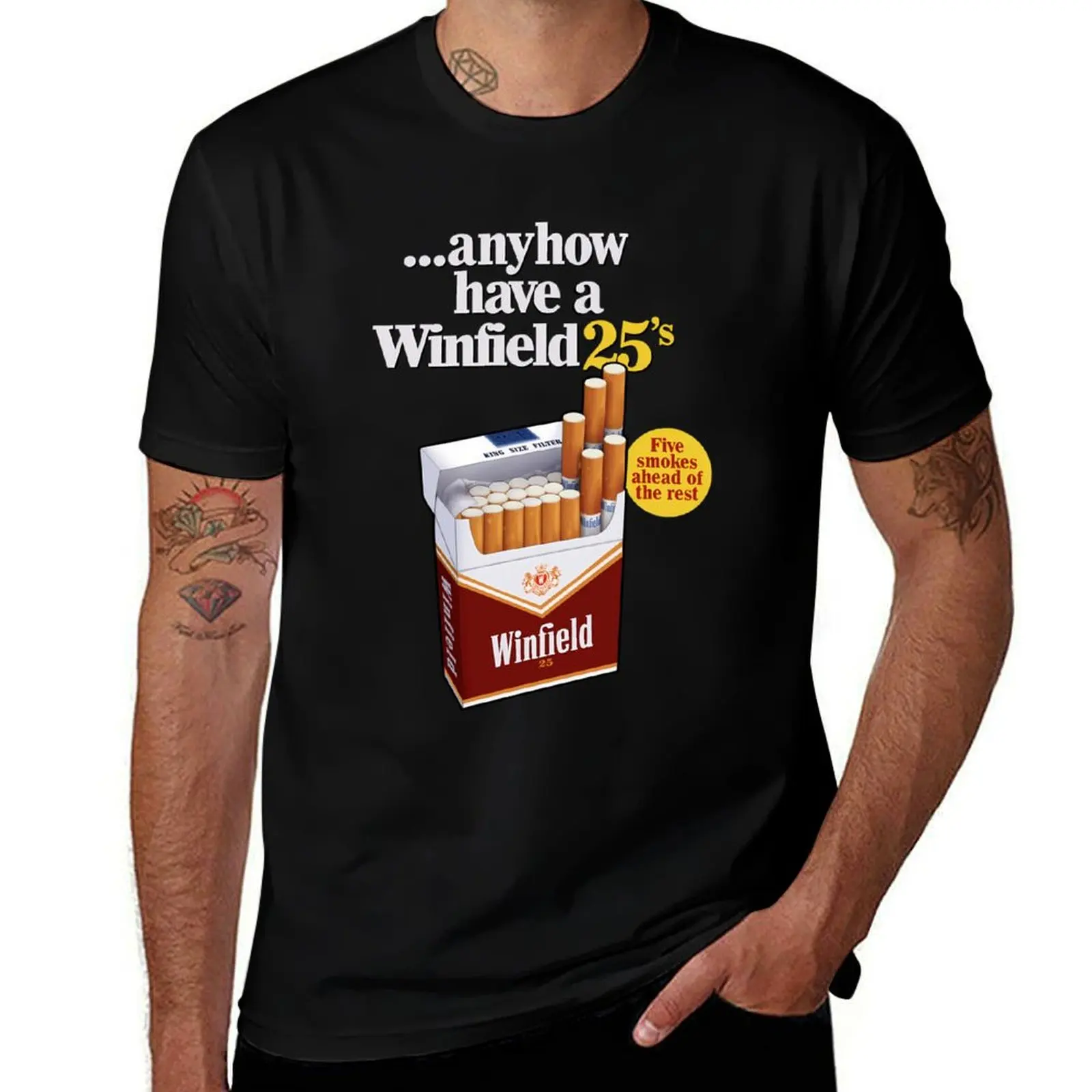 

Anyhow Have A Winfield 25S T-Shirt funny t shirts dark humor t shirts with prints man t shirts high quality luxury brand T-Shirt