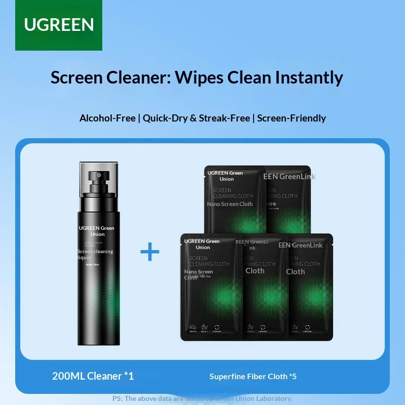 Quick Dry Screen Cleaner Kit Suitable For OLED Monitors Laptops Smartphones LCD TV Cameras Lenses Microfiber Cleaning Cloth - view 6