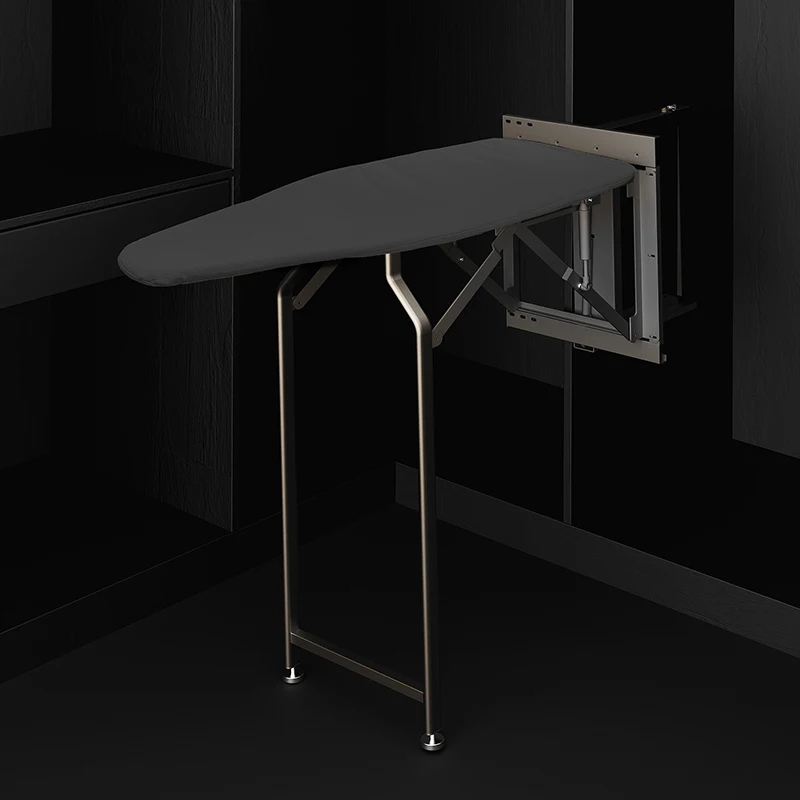 Cloakroom Household Recessed Foldable Ironing Board Cabinet Hidden Ironing Board Electric Iron Rack