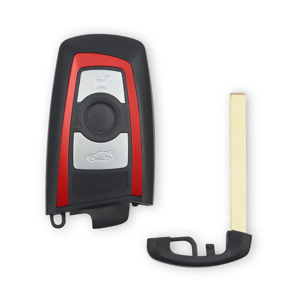 KEYYOU Für BMW CAS4 F System 3 5 7 Serie 2009-2016 E90 E92 E93 X5 F10 F20 F30 F40 Fernbedienung Auto Schlüssel Fall