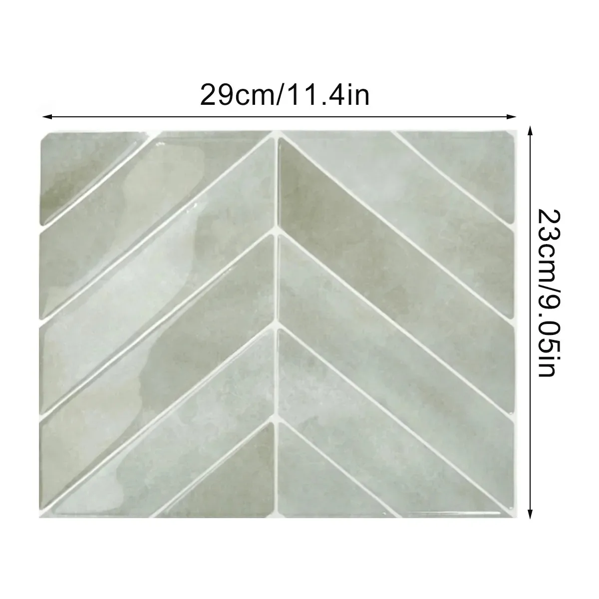 3D zelfklevende muurstickers, waterdicht en gemakkelijk schoon te maken, geschikt voor keuken, badkamer, woonkamer, eetkamer, enz. - afbeelding 2