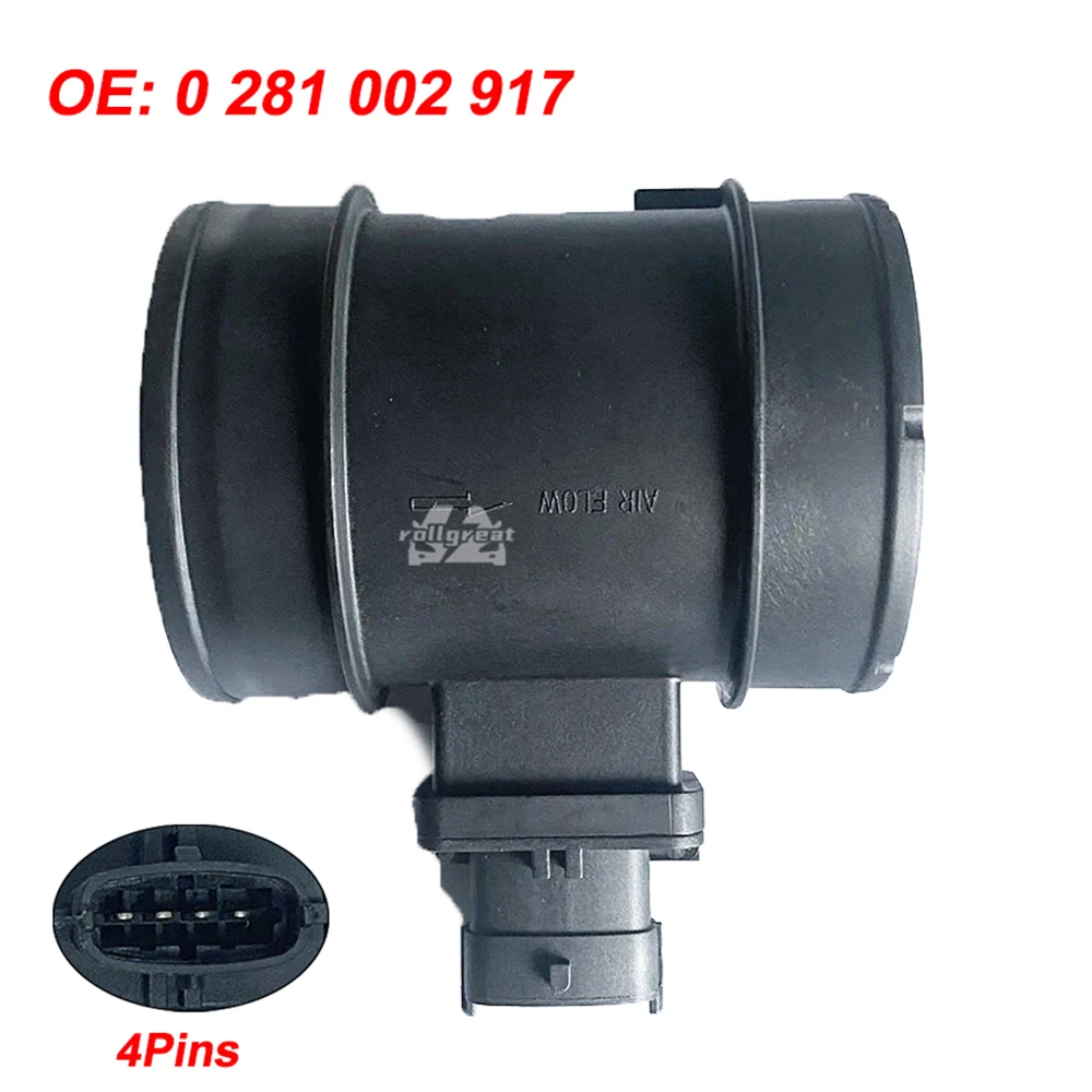 

0281002917 55206758 51782035 Новый датчик массового расхода воздуха MAF для ALFA ROMEO CITROEN FIAT LANCIA OPEL VAUXHALL, высокое качество