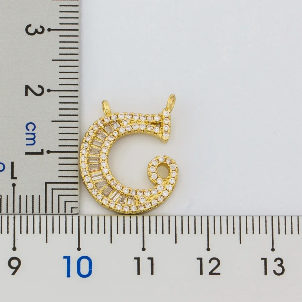 Nidin Hot Sale Classic Design Initials Alphabet 26 A-Z Letters Pendant Necklace Family Name Capital Neck Chain Jewelry for Women