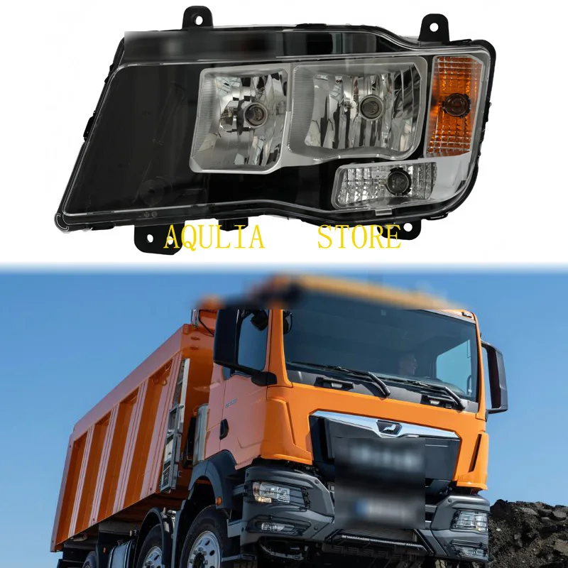 

1 шт., оптовая продажа, передняя фара, подходит для MAN TGL TGM TGS TGX TG3, головной светильник 81251016731 81251016732