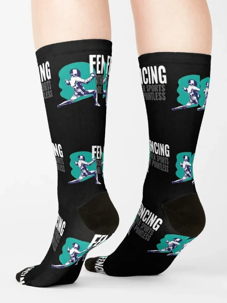 Fencing fencing gift fencer martial arts Socks gym custom Socks Man Women's