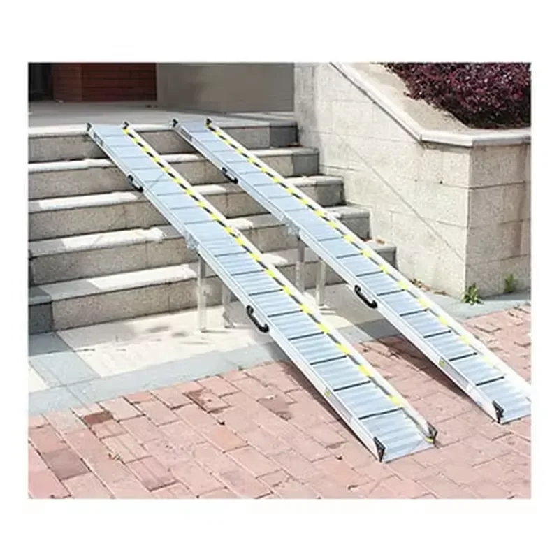 Portable Wheelchair Ramp for Disabled Home Use Foldable Accessory Rehabilitation Mobility Aid Support Equipment for Elderly