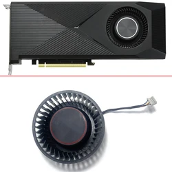 Cooling 75MM 4PIN PLB07525B12HH CF7525U12D RTX3080 GPU Cooler Fan For ASUS Turbo RTX 3070 Ti 3080 3090 TURBO Video Card Fans