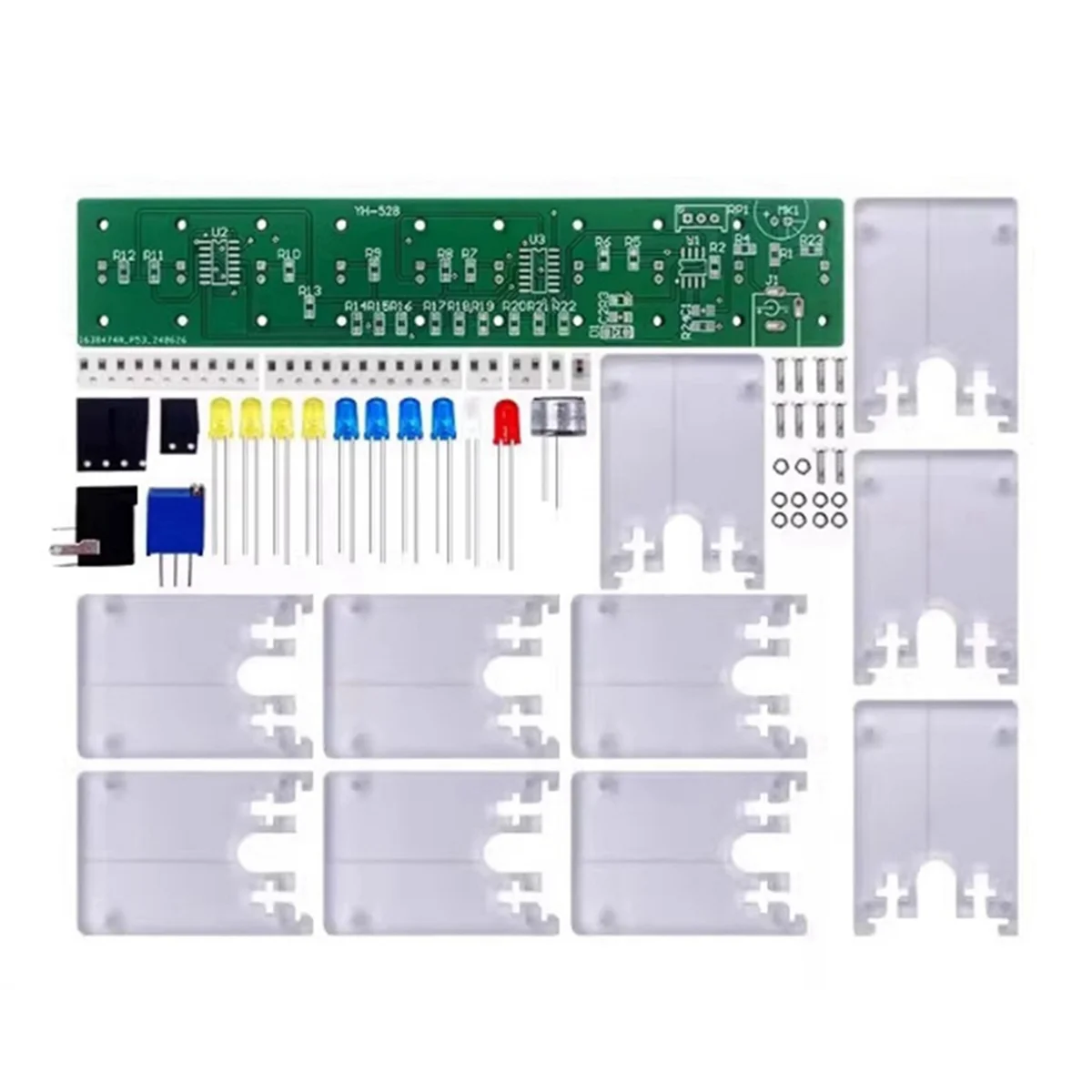 

A79G DIY Sound Control LED Music Spectrum Electronic Kit Column Audio Display PCB Soldering Practice Kit LM358 LM339