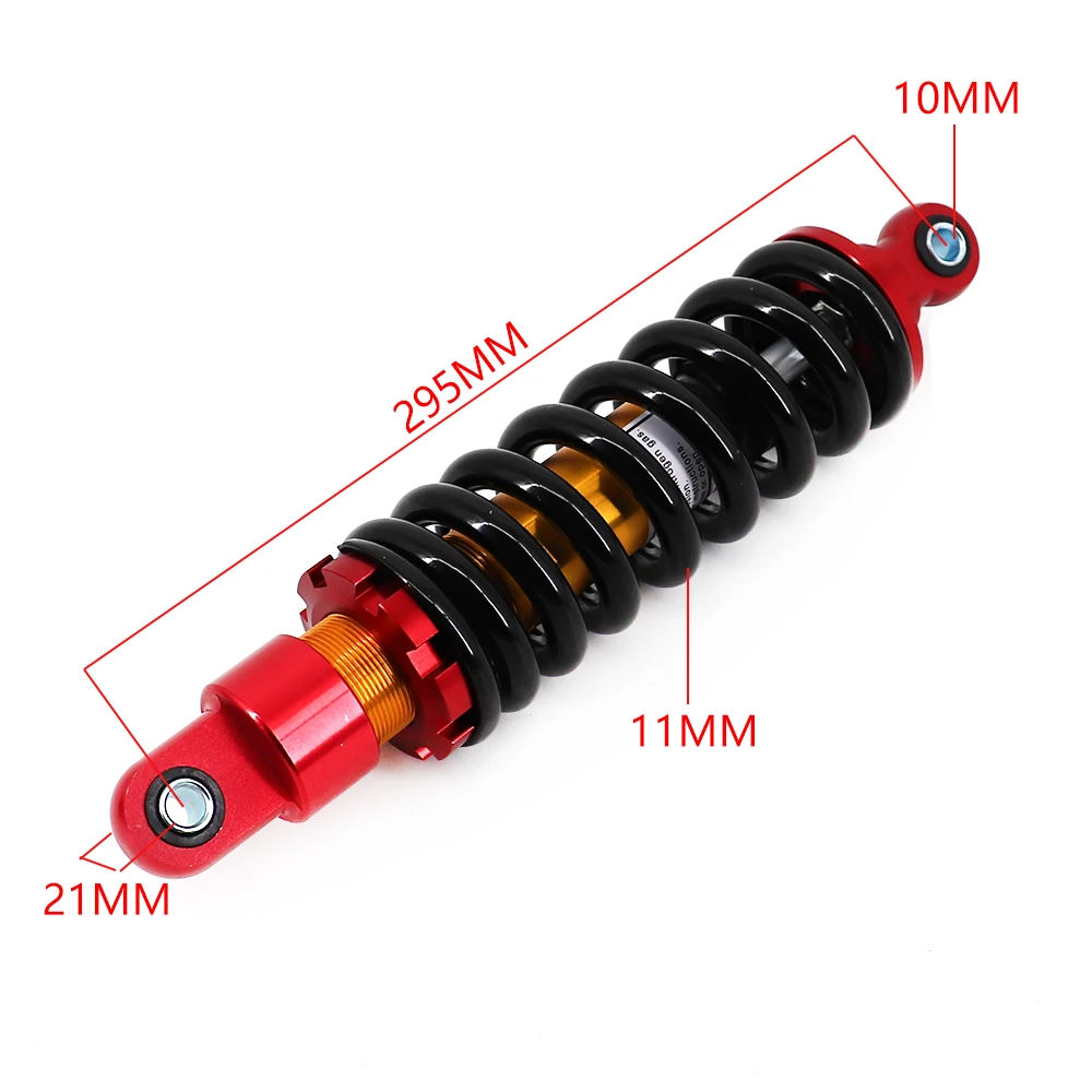 295mm 350mm Alloy Off-Road Motorcycle Rear Shock Absorber Damping Adjustable Dirt Pit Bike After The Replacement Accessories