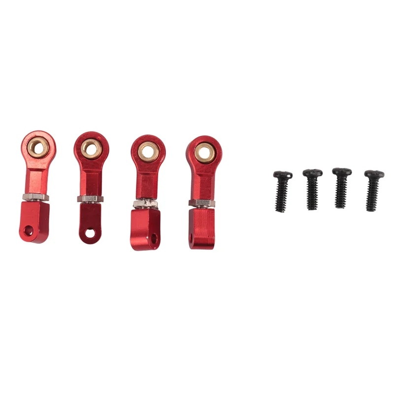 

2 комплекта металлических обновленных деталей, рулевая чашка, поворотный рычаг, набор амортизаторов для Wltoys P929 P939 K969 K979 K989 K999 красный