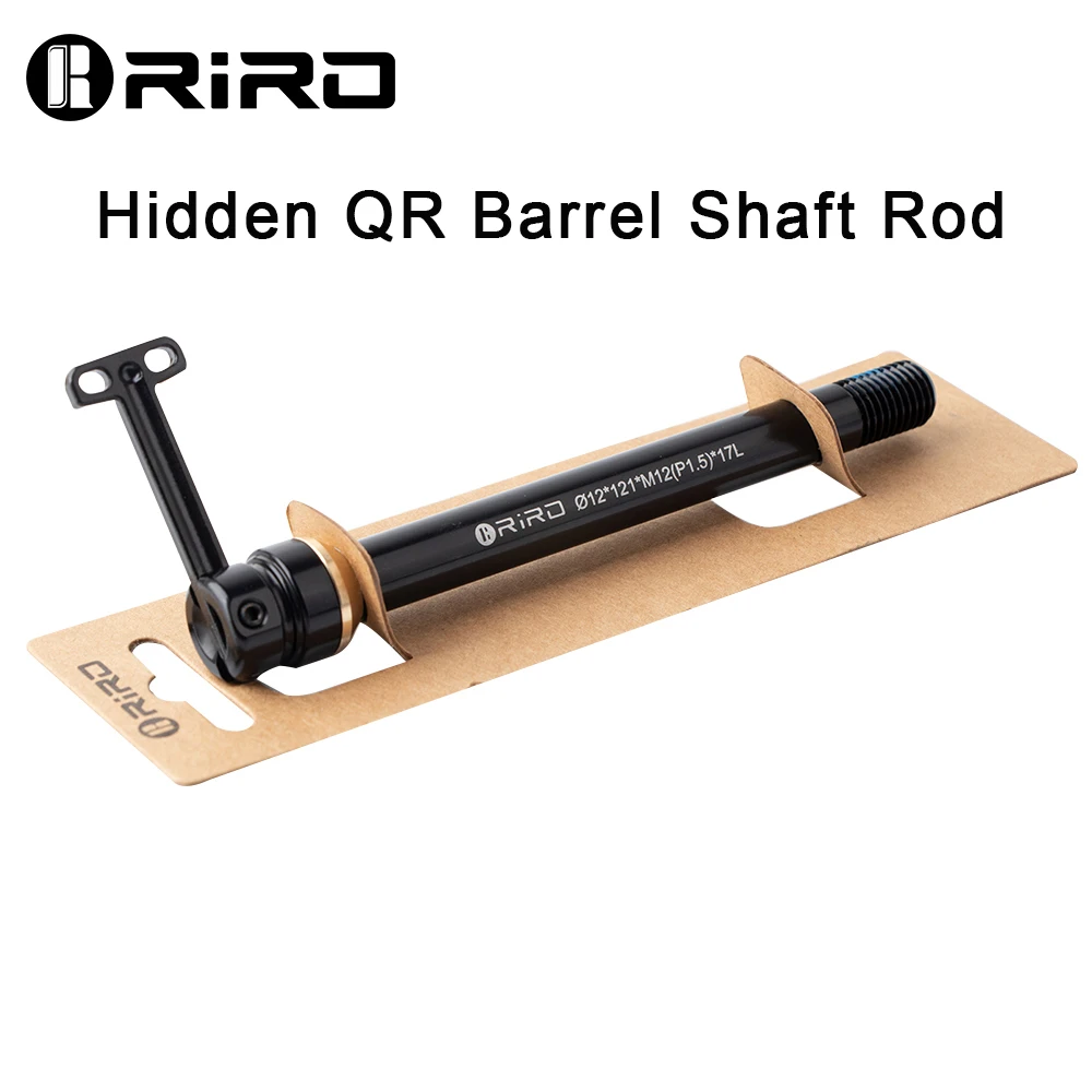 RIRO Bicycle Hidden Quick Release Barrel Shaft Rod 12/15MM Ultralight Aluminum Alloy QR MTB Road Bike Thru Axle Rod Accessories