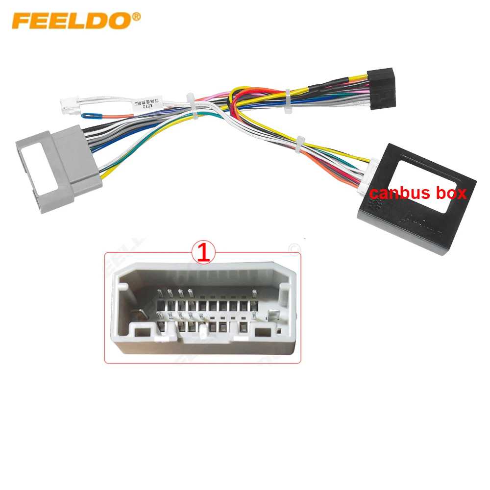 

Автомобильный Android-радио 16-контактный шнур питания адаптер жгута проводов для Jeep Wrangler Rubicon 2010