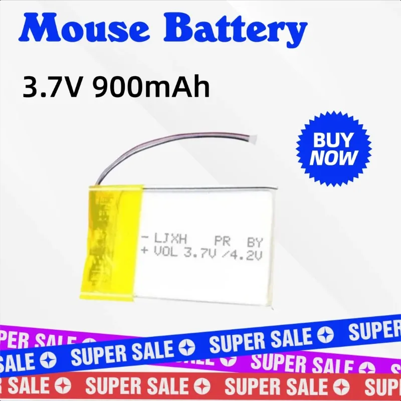 

100% New High Quality 3.7V 900mAh Replacement Mouse Battery FT902536P for ASUS ROG GLADIUS III