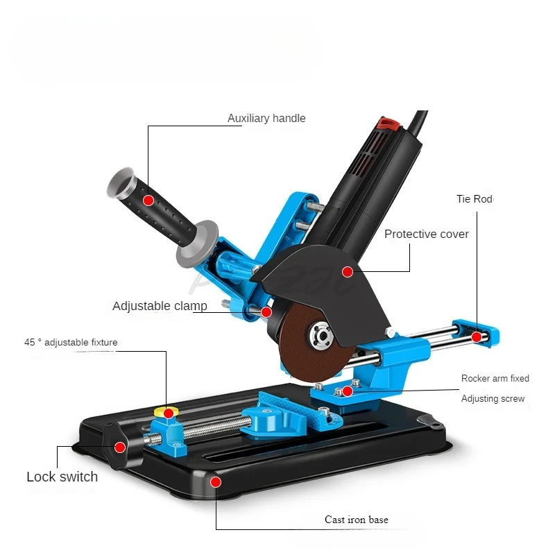 Angle Grinder Rod Type Bracket Fixed Multi-purpose Angle Grinder Modified Small Cutting Machine Bracket