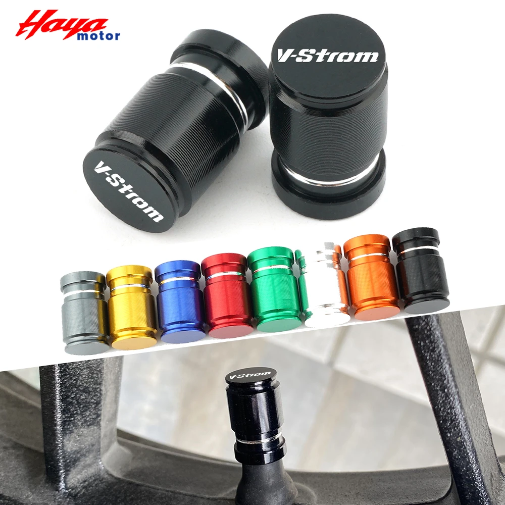 Motorcycle Tire Valve Air Port Stem Cover Cap Plug Accessories For SUZUKI VSTROM DL250 DL650 V-Strom DL1000 DL 650/XT 1000/XT