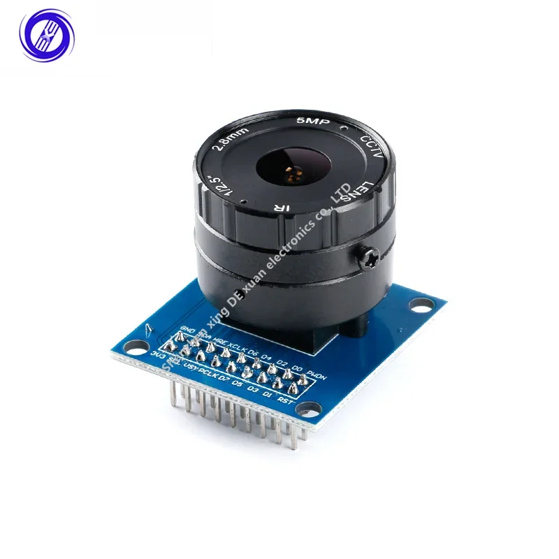 1Pcs OV7670 Camera Module 3.3V Adjustable Macro Universal CS Adapter Image Sensor SCCB IIC I2C Interface RwRGB RGB YUV YCbCr Out