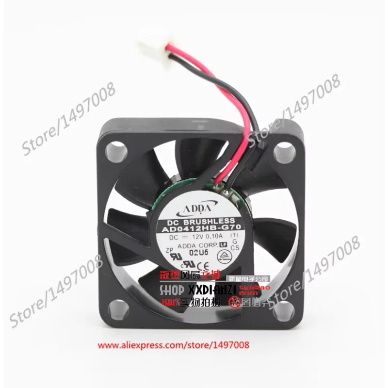 ADDA AD0412HB-G70 DC 12V 0.10A 40x40x10mm Server Cooling Fan