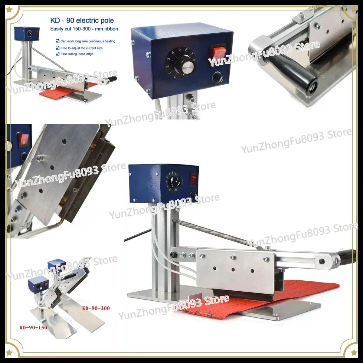 Electric Hot Knife Melt Cutting 150W AC 230V For Cloth Netting Curtain Fabric Ribbon Power Tools