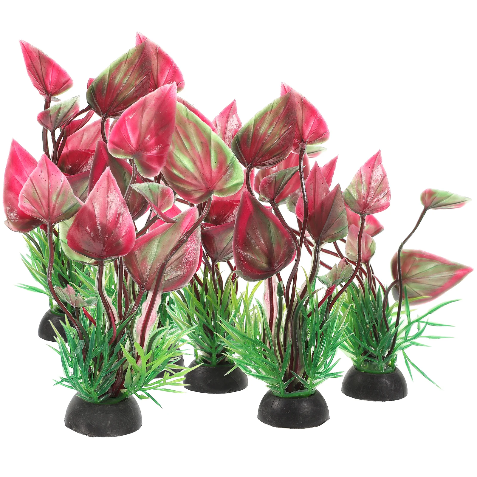 

Plastic Aquatic Plants for Fish Tank Decor Durable Compact Lightweight Realistic Shape Natural Atmosphere Aquarium Ornaments