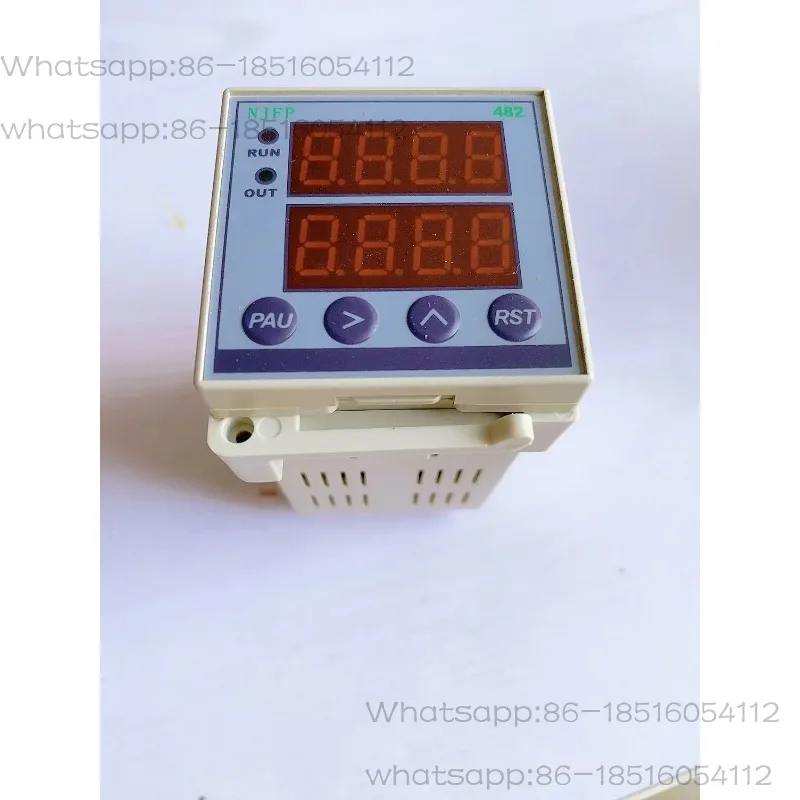NJFP482 Digital display counter HB482 double delay relay AC/DC85-260V digital measuring instrument Meter counter